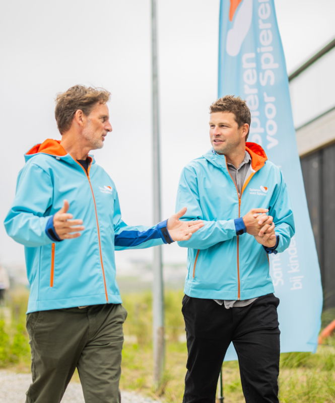 Ronald de Boer en Sven Kramer Spieren voor Spieren Ronald de Boer en Sven Kramer Spieren voor Spieren